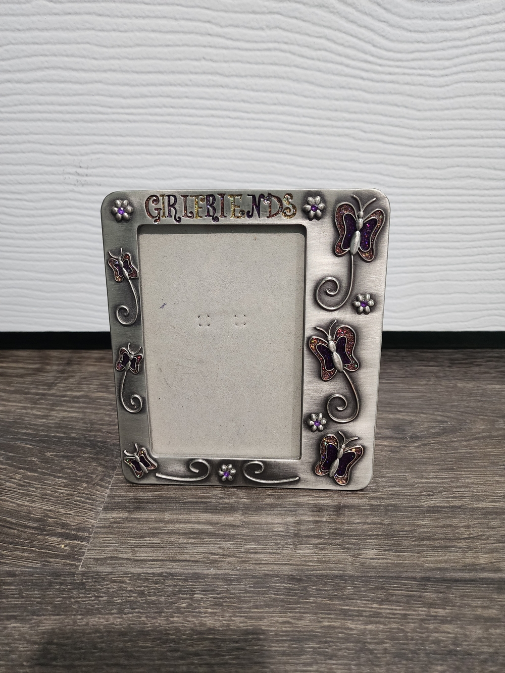 Metal And Glitter Y2K Girlfriends Butterfly Picture Frame